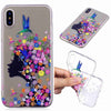 Painted TPU Protective Case For Galaxy S10 Plus(Floral Girl Pattern)
