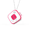 REACHFAR V28 Necklace Style GSM Mini LBS WiFi AGPS Tracker SOS Communicator(Pink)