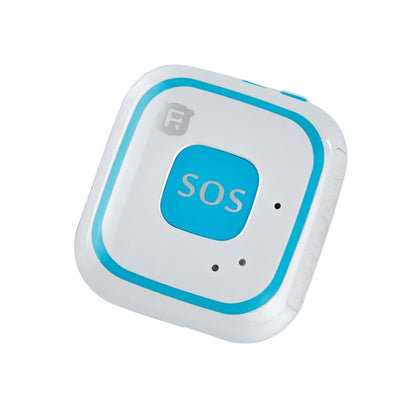 REACHFAR V28 Necklace Style GSM Mini LBS WiFi AGPS Tracker SOS Communicator(Blue)