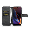 DG.MING Retro Oil Side Horizontal Flip Case for Huawei Honor Y5 (2019), with Holder & Card Slots & Wallet (Black)