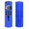 Non-slip Texture Washable Silicone Remote Control Cover for Amazon Fire TV Remote Controller (Blue)