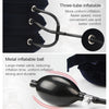 Household Full Cashmere Cervical Traction Instrument Neck Protection Inflatable Cervical Spine Massage Instrument (Black)