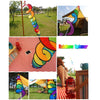 Outdoor Camping Rainbowtree Spinner Bunting Decoration, Size: 110*22 cm