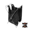 Outdoor Camping Stainless Steel Foldable Garbage Bags Hanger, Size: 58*32 cm