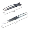 Three-Piece Stainless Steel Foldable Outdoor Cutlery