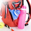 Outdoor Travel Creative Portable Silicone Folding Water Bottle Cup, Capacity: 600ml(Red)