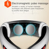 USB Charging 1300 mAh Electric Back Neck Shoulder Electrical Pulse Electric Shock Body Massager