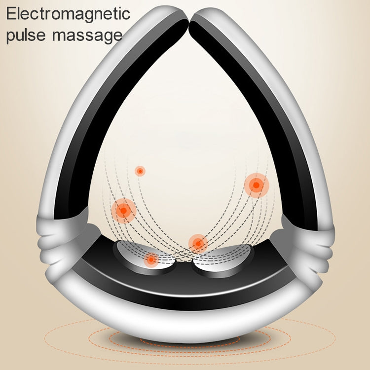 USB Charging 1300 mAh Electric Back Neck Shoulder Electrical Pulse Electric Shock Body Massager