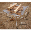 Stainless Steel Portable Outdoor Foldable Barbecue Tool Barbecue Pits, Ultra-light Grid Stove