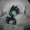 Unisex Half Finger Gloves Outdoors Riding Non-slip Breathable Sports Gloves, Size: S, Plamar: 16*12*3.0cm(Blue)