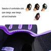 Unisex Half Finger Gloves Outdoors Riding Non-slip Breathable Sports Gloves, Size: L, Plamar: 22*18*3.0cm(Purple)
