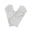 72# Wear-Resistant Full Two-layer Leather Insulation Gloves High Temperature Welding Welder Gloves Leather Work Protection, Size: 34*16cm