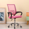 9050 Computer Chair Office Chair Home Back Chair Comfortable Simple Desk Chair (Pink)