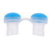 2 PCS 2 in 1 ABS Silicone Anti Snoring Air Purifier(Blue)