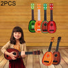 2 PCS Children Music Enlightenment Ukuleles, Size: 36.5*11.5cm, Random Color Delivery