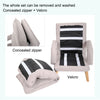 F3 Lazy Sofa Armrest Bedroom Leisure Japanese Folding Fabric Lounge Chair (Coffee)