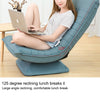 X3 Casual Lazy Sofa Foldable Rotating Creative Fabric Sofa Chair (Dark Coffee)