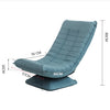 X3 Casual Lazy Sofa Foldable Rotating Creative Fabric Sofa Chair (Lake Blue)