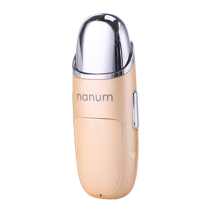 Nanum Facial Beauty Hydrating Massager Mini Skin Care Water Spraying Misting Humidifier(Gold)