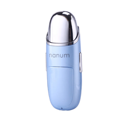 Nanum Facial Beauty Hydrating Massager Mini Skin Care Water Spraying Misting Humidifier(Blue)