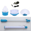 Multi-function Tub and Tile Scrubber Cordless Power Spin Scrubber Power Cleaning Brush Set for Bathroom Floor Wall, UK Plug