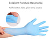 20 Pairs Disposable Butyronitrile Gloves Labor Supplies, Size: M, Suitable for Palm Width: 8 - 9cm(Yellow)