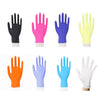 20 Pairs Disposable Butyronitrile Gloves Labor Supplies, Size: L, Suitable for Palm Width: 9 - 10cm(Orange)