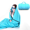 Bluefield Ultra-light Multifunction Polar Fleece Portable Outdoor Camping Envelope Style Sleeping Bag, Size: 185.0x80.0cm
