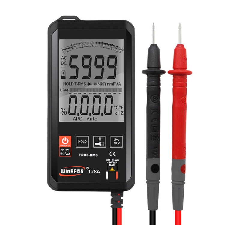HY128A Conventional Screen Ultra-thin Touch Smart Digital Multimeter Fully Automatic High Precision True Effective Value Multimeter