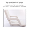 A3 Creative Lazy Sofa with Armrests Foldable Single Backrest Recliner (Khaki)