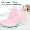 Multifunctional Folding Bed Backrest Waist Pregnant Women Breastfeeding Chair, 42-Speed / Small(Pink)