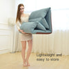 B1 Foldable Washable Lazy Sofa Bed Tatami Lounge Chair (Dark Coffee)
