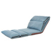 B1 Foldable Washable Lazy Sofa Bed Tatami Lounge Chair (Lake Blue)