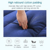 C5 Lazy Sofa Bed Bedroom Leisure Armrest Recliner Single Sofa Recliner (Navy Blue)