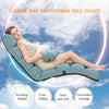 C1 Lazy Couch Tatami Foldable Single Recliner Bay Window Creative Leisure Floor Chair, Size:205x56x20cm (Dark Coffee)