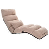 C1 Lazy Couch Tatami Foldable Single Recliner Bay Window Creative Leisure Floor Chair, Size: 175x56x20cm(Khaki)