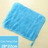 5 PCS Bamboo Fiber Washing Dish Towel Kitchen Cleaning Cloth Double-Sided Scouring Cloth Water Absorption Non-Stick Oil,Can Hang,Random Color Delivery