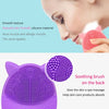 CNaier AE-605 Silicone Acoustic Wave Face Skin Care Electric Facial Cleanser (Purple)