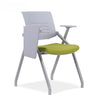 129C Thick Breathable Mesh Folding Training Chair Conference Chair with Writing Board (Green)