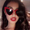 Heart Shape UV400 Polarized Sunglasses for Women(Black)