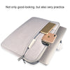 Breathable Wear-resistant Shoulder Handheld Zipper Laptop Bag, For 13.3 inch and Below Macbook, Samsung, Lenovo, Sony, DELL Alienw