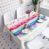 Ballet Pattern Waterproof Anti-scalding Cotton and Linen Table Cloth, Size: 140 x 140cm