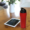 Portable Mighty Mug Solo Travel Coffee Herbal Ice Tea Fizzy Drink Mug Water Bottle Cup, Capacity: 550ml(Red)