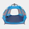 Hewolf 1697 Outdoor Camping Hexagonal Automatic Rain-proof Tent, Upgraded Version (Blue)