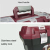 17 inch Stainless Steel Multi-function Portable Home Car Repair Tool Storage Box