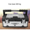 17 inch Stainless Steel Multi-function Portable Home Car Repair Tool Storage Box