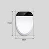 ZMJH Household Bathroom Electric Remote Control Automatic Cleaning Heating Intelligent Bidet Toilet Cover, Standard Version