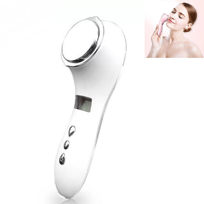 Multi-functional Household Beauty and Body Apparatus Facial Ion Importer (White)