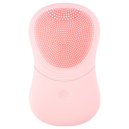 USB Charging IPX5 Waterproof Acoustic Wave Electric Facial Cleaner (Pink)