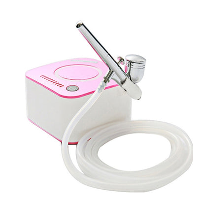 BS-1801 Portable Water Oxygen Apparatus for Home Beauty Nano Sprayer Water Supplementary Instrument, EU Plug(Pink)